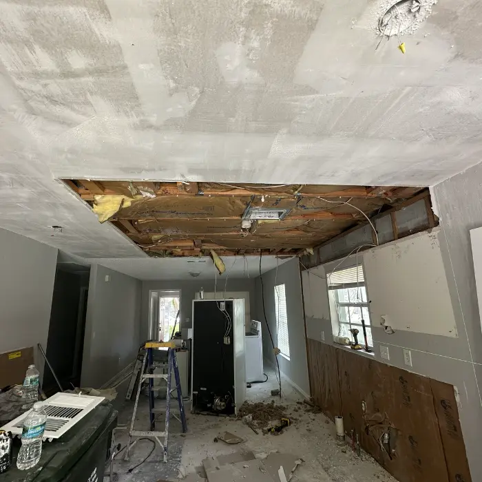 image of kitchen before repration