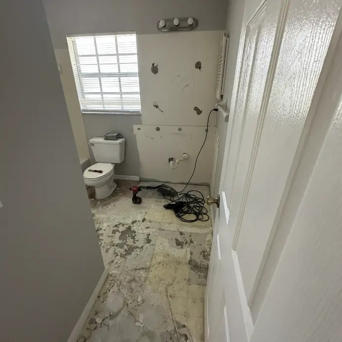 Orignal bathroom before reparation