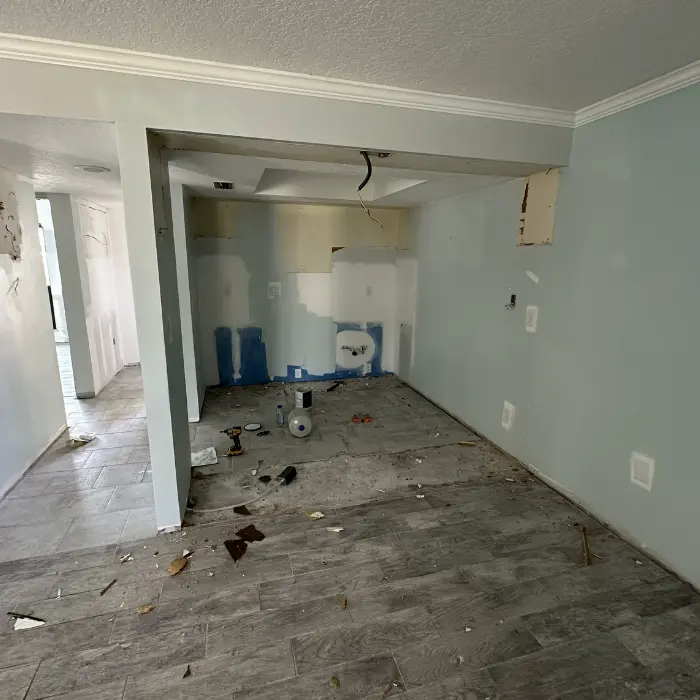 Orignal kitchen before reparation